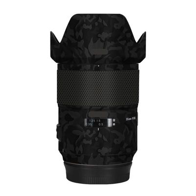 Lens Cap Skin Anti-Scratch Camera Sticker for Tamron SP 35mm F1.4 fit for Canon EF Mount Protective Wrap Film Decal 35 1.4(Shadow Camo Black)