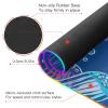 CZXW Deep Sea Jellyfish Gaming Mouse Pad Led Mousepads RGB Backlit with 14 Lighting Modes, Non Slip Base Soft Computer Keyboard Mat for Gaming PC Laptop Desk, S view 4