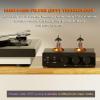 HiFi Vinyl Tube Phono Amplifier, Audiophile Preamplifier, ECC83 Tube, L/R Stereo, MM Phono/RCA Input, RCA/XLR Output, with HPF Technology, for Home Audio view 3