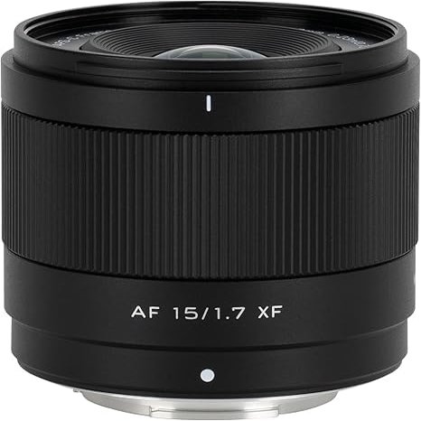 VILTROX 15mm F1.7 Air XF Lens Auto Focus APS-C 15mm f/1.7 Large Aperture Wide-Angle Lens for fujifilm X-Mount Camera X-Pro2 X-Pro3 X-E3 X-E4 X-A10 X-A3 X-A5 X-A7 X-S10 X-T20 X-T3 X-T4 X-T1 X-E2S