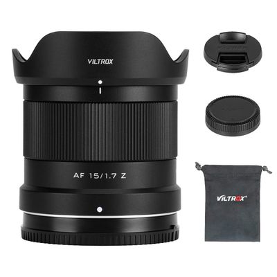 VILTROX 15mm F1.7 Z APS-C Auto Focus Lens for Z-Mount Cameras,Large Aperture Camera Lens for Nikon Zfc Z30 Z50 Z8 Z8II Z7 Z7II Z6 Z6II Z5 Z9
