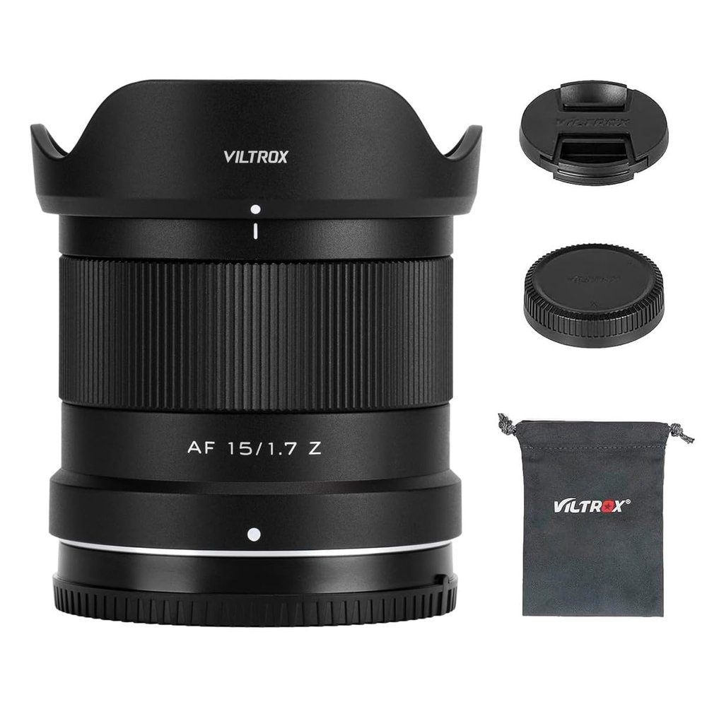 VILTROX 15mm F1.7 Z APS-C Auto Focus Lens for Z-Mount Cameras,Large Aperture Camera Lens for Nikon Zfc Z30 Z50 Z8 Z8II Z7 Z7II Z6 Z6II Z5 Z9