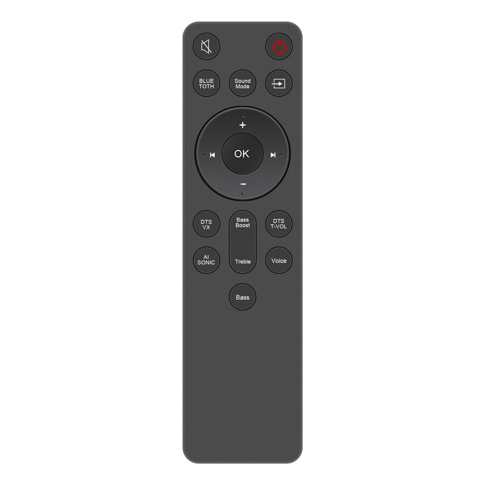 New RC10P Replace Remote Control Compatible with TCL RC10P JCB1 Sound Bar Remote Control S Class 2.1 Channel S4210 S210W