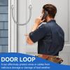 Door Loop Power Transfer, 3PCS Door Wire Flex Conduit Flexible Gooseneck Door Cable Protector Stainless Steel Exposed Mounting Sleeve for Access Wire Protector Control System Video Line Lock view 2