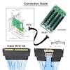cablecc MCIO PCI-E 16x 124Pin PCI-E 5.0 Mini Cool Edge IO STR Male to MCIO 124Pin Male Extender Cable 50cm with Pull Tab view 2