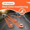 23.5"x25.5" Traffic Radar Speed Sign Solar Powered 2 Digit LED Panel (47x38cm)  Remote Adjustable 3-59km/h  Weatherproof Design view 2