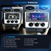 4G+64G Android 15 Car Stereo for Ford Focus 2005-2007 for Transit 2005 for Fiesta C-max Escape with Wireless Carplay Android Auto, 7 Inch Touch Screen GPS Bluetooth 5.0/EQ/SWC/Backup Camera view 2
