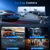 4G+64G Android 15 Car Stereo for Ford Focus 2005-2007 for Transit 2005 for Fiesta C-max Escape with Wireless Carplay Android Auto, 7 Inch Touch Screen GPS Bluetooth 5.0/EQ/SWC/Backup Camera view 4