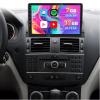 Surakey Car Stereo Radio for Mercedes-Benz W204 2006 2007 2008 2009 2010 2011, 8in Android 13 GPS Navigation Head Unit for CarPlay Wireless Android Auto Bluetooth FM/RDS WiFi SWC Split Screen view 1