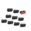 QIEIEI 10Pcs Cable Clip Cable Holder Multipurpose Cable Management Cable Organizers Set with Adhesive Base for Desk view 1