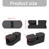 QIEIEI 10Pcs Cable Clip Cable Holder Multipurpose Cable Management Cable Organizers Set with Adhesive Base for Desk view 4