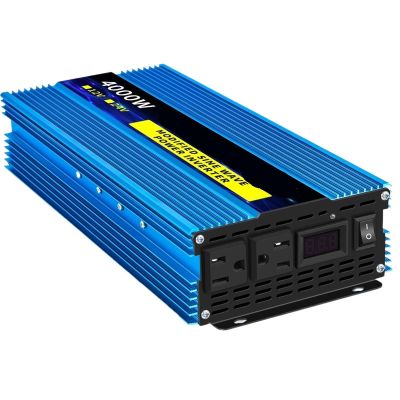 1500W/3000W/4000W DC12V to AC110V 60HZ Portable Car Power Inverter Charger Converter Adapter US Socket Auto Accessories(3000W 12V)