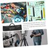 Garneck Tripod Carrying Case Bag Thickened Oxford Cloth Capacity Photography Equipment Storage Pouch with Dual Zippers and Handle for Outdoor Photo Accessories view 4