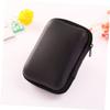 Happyyami Eva Earphone Bag Large USB Cable Storage Pouch Organizer for Travel Aging Durable Case for Earphones Chargers Accessories Black view 4