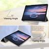 Travel on Tablet Compatible with Samsung Galaxy Tab S4 10.5 Inch T830 / T835 Tablet Case Stand Lightweight Trifold PC Trifold and Automatic Wake, Sleep Protection Tablet (Svart) view 2