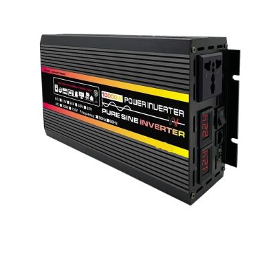 12000W Pure Sine Wave Power Inverter Voltage Transformer Digital Display Car Home Outdoor DC12V 220V Converter with Controller(10000W,220V 50HZ,24v)