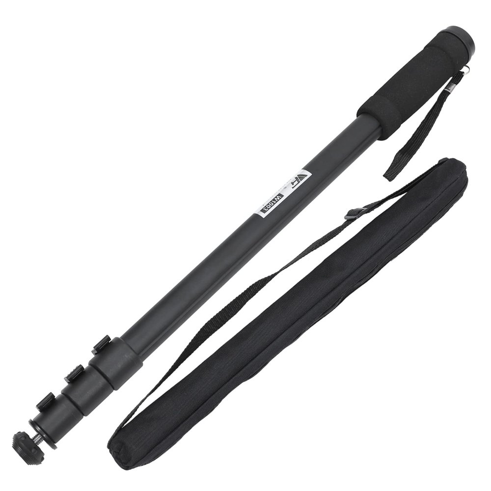 Garneck Telescopic Aluminum Monopod for Cameras Lightweight Portable Travel Stand for DSLR Up to Stability Outdoor Photography Sporting Events