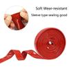 DYKWSWYX Fire Retardant Fiberglass Braided Sleeve, 1M Length, Heat Resistant (300C), Oil/Moisture Proof, Red (4mm-80mm Sizes)(75mm) view 3