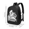 AMZWZSH Enduro Motocross Dirt Bike Braaap Travel Laptop Backpack Bag with USB Charging Port 17 Inch Computer Business Backpacks for Women Men Work College Gift,Casual Daypack,Black view 4