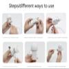 Cord Protector Silicone Charger Data Cable Protector, Compatible with 18W and 20W Silicone Power Adapter iPhone Samsung Cartoon Creative Travel Adapter Organizer (Pink) view 2