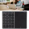 Vvikizy 2.4G Wireless Numeric Keypad, 22 Keys Portable Number Pad Laptop Keypad Type C Keypad with Touch Screen for Laptop PC OS X Plug Play (Gray) view 3