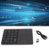 Vvikizy Wireless Numeric Keypad, 22 Keys Large Touchpad Keypad BT 2.4G Dual Mode Keypad Portable Number Pad for iOS OS X with Type C Interface (Black) view 4