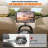 Aaeiirey Car Headrest Tablet Holder [Dual-Clamp Stability][360 Adjustable] Back Seat iPad Mount for Kids Road Trip, Compatible with 4.516.5" iPad Pro/Air/Mini, Galaxy Tab, Kindle Fire, Switch view 3