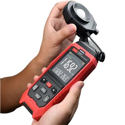 UV Meter, TA632A/B Digital Light Meter Photography Luxmeter Detachable Probe Illuminometer Lux/Fc Photometer Enviromental Tester(TA632A)