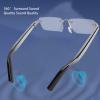 Bewinner AI Smart Glasses, Multi Language Real Time Translation Glasses, Frameless Lenses, Bluetooth 5.3, Open Ear Audio with Mic & Speakers, for Music Calls Travel Business view 3