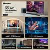 Hisense AX3120Q 3.1.2Ch Sound Bar with Wireless Subwoofer, Dolby Atmos, DTS:X, Bluetooth 5.3, Roku TV Ready, HDMI/AUX/ARC/Optical/USB, EzPlay 3.0, 7 EQ Modes, Hi Concerto, Black view 3