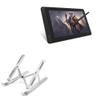 BoxWave Stand and Mount Compatible With Huion Kamvas 13 - Compact QuickSwitch Stand, Portable Multi Angle Viewing Foldable Riser - Metallic Silver view 1