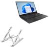 BoxWave Stand and Mount Compatible with Gateway FHD Gaming Notebook GGNC71719 (17.3 in) - Compact QuickSwitch Stand, Portable Multi Angle Viewing Foldable Riser - Metallic Silver view 1
