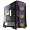 Antec AX1000 ARGB, 4 x 140mm ARGB PWM Fans Included, Fan Controller, Up to 9 Fans Simultaneously, Type-C 3.2, Full-View Tempered Glass Side Panel, 360mm Radiator Support, Mid-Tower ATX PC Case view 1