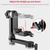 Akozon 360 Rotation Camera Stabilizer Head 3 Axes Horizontally Adjustable Handheld Stabilizer Applicable Panoramic Photography view 4