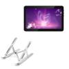 BoxWave Stand and Mount Compatible with Irbis TZ170 - Compact QuickSwitch Stand, Portable Multi Angle Viewing Foldable Riser - Metallic Silver view 1