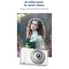 Depisuta 5K Digital Camera for Photography, Autofocus 80MP 18X Zoom Mirrorless Camera with 2.8 Inch 270Flip Screen and LED Flash Compact Travel Vlog for Teens Beginners (White) view 4