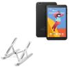 BoxWave Stand and Mount Compatible with Vankyo MatrixPad S8 - Compact QuickSwitch Stand, Portable Multi Angle Viewing Foldable Riser - Metallic Silver view 1