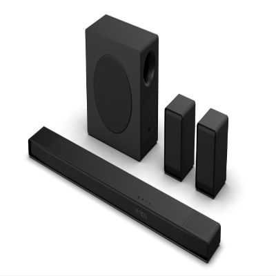Hisense AX5140Q 5.1.4ch Home Theater Soundbar with Wireless Subwoofer and Rear Surround Speakers,Up-Firing Speakers,Dolby Atmos,DTS:X,Bluetooth 5.3,HDMI eARC,App Control & Remote Control,7 EQ Modes