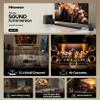 Hisense AX5140Q 5.1.4ch Home Theater Soundbar with Wireless Subwoofer and Rear Surround Speakers,Up-Firing Speakers,Dolby Atmos,DTS:X,Bluetooth 5.3,HDMI eARC,App Control & Remote Control,7 EQ Modes view 3