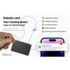 Wallet Tracker Card, Rechargable, Works with Apple Find My, iPhone (iOS Only), Bluetooth Item Locator for Luggage, Bags, Passport, IP68 Waterproof (1 Pack) view 2