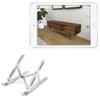 BoxWave Stand and Mount Compatible with Apple iPad Air (3rd Gen 2019) - Compact QuickSwitch Stand, Portable Multi Angle Viewing Foldable Riser - Metallic Silver view 1