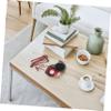 POPETPOP Wired Earhook Earphones with Noise Stereo Headphones for Player Computer Tv Comfortable Clip Earbuds Red view 4