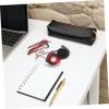 balacoo Clip Earhook Stereo Headphones Red Wired Earbuds with Durable Cable for Computer DVD Compatible Sporty Use view 3