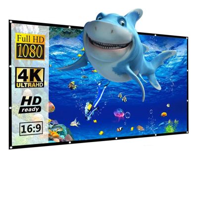 300 Inch Large Projector Screen, Portable Foldable Outdoor Projection Movie Screen for Movie Night, Concert, Party