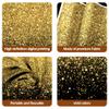 7x5 FT Black and Gold Backdrop for Photography Black and Gold Party Decorations Gold Glitter Birthday New Year Party Decor Background Photo Booth Props view 2