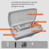 Hard Travel Case For XGIMI MoGo 4 (2025) Projector Storage Carrying Bag, EVA Material Portable Electronic Accessories, Stylish Storage Hard Travel Case, Grey, 44 * 22 * 10cm view 2