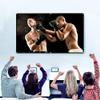 130 Inch Projector Screen, 16:9 HD Foldable Metal Anti-Light Portable Projector Movie Screen for Home Theater, KTV Entertainment and Movie Game view 3