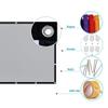 130 Inch Projector Screen, 16:9 HD Foldable Metal Anti-Light Portable Projector Movie Screen for Home Theater, KTV Entertainment and Movie Game view 4