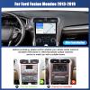 [4+128GB]Android 15 Car Stereo for Ford Fusion Mondeo 2013 2014 2015 2016 2017 2018 2019 with Wireless CarPlay Android Auto,9" Screen Car Radio with Bluetooth GPS WiFi FM/RDS DSP EQ SWC Backup Camera view 2