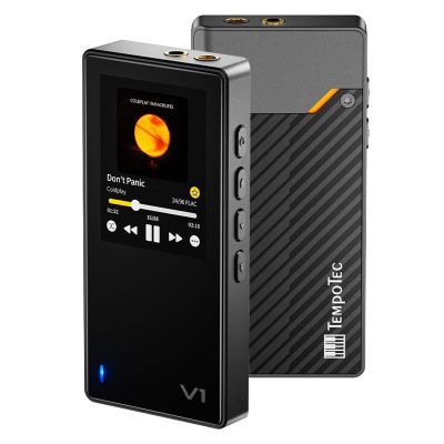 TempoTec Variations V1 Portable HiFi Music Player,Digital Audio Player with Two Way Bluetooth 5.1. 4.4mm&3.5mm Headphone Ports +Black Back Clip